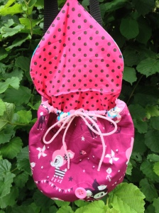 Stoffkombi Pink Kindergartentasche